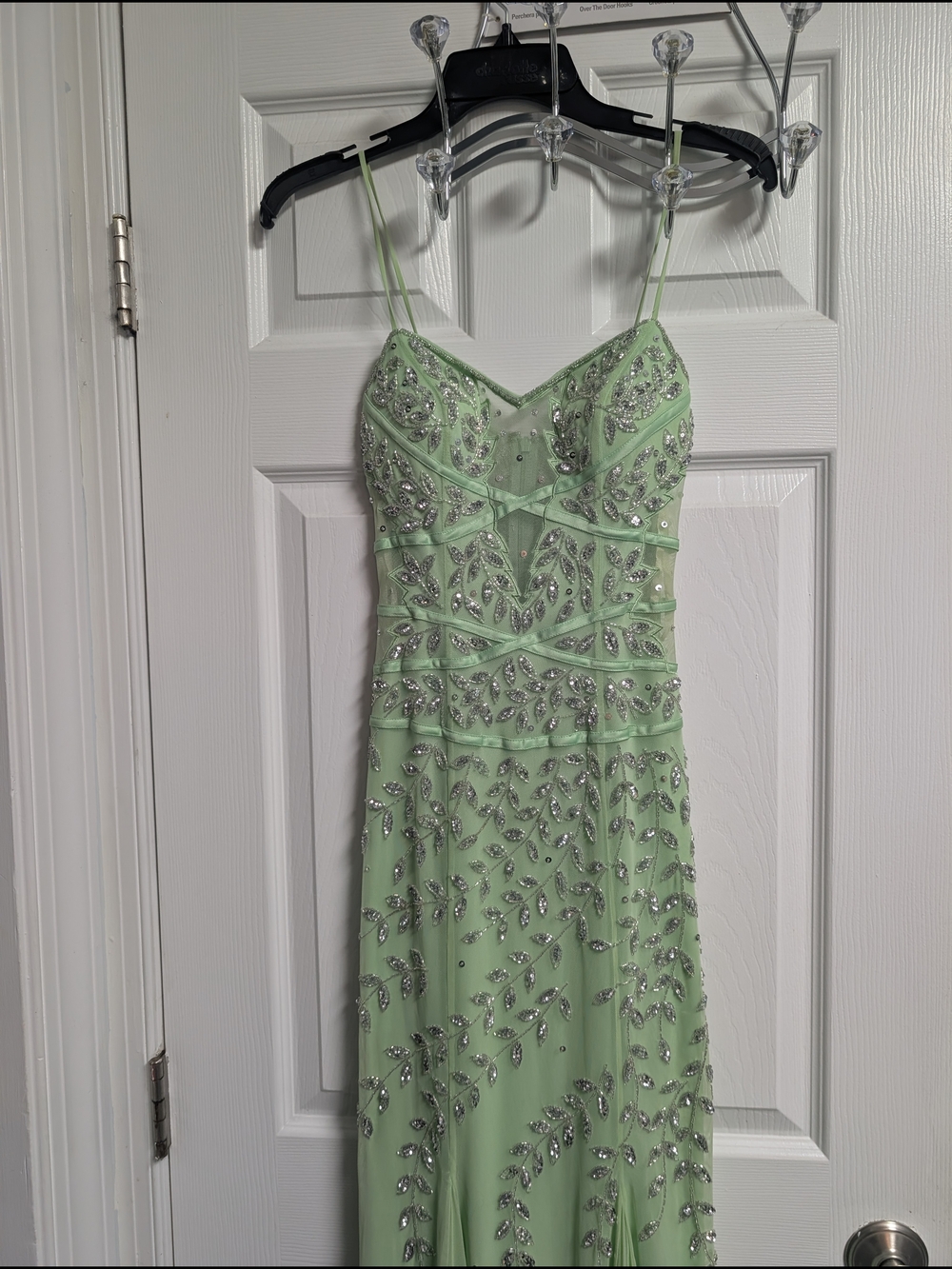 Embellished Mint Green Gown